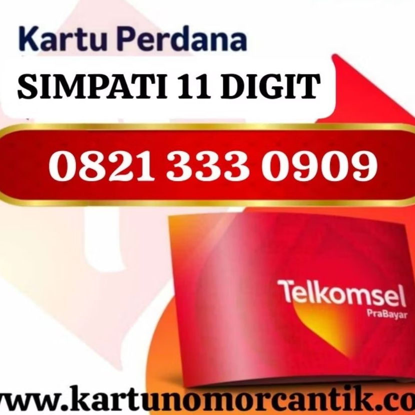 Nomor Cantik SIMPATI 11 Digit 0909 / 333 0909