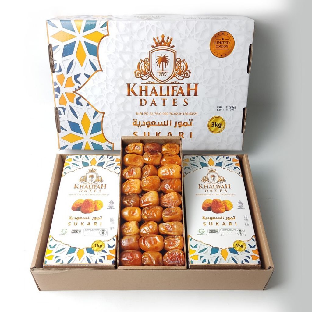 Kurma Sukkari Premium Khalifah Dates 1kg