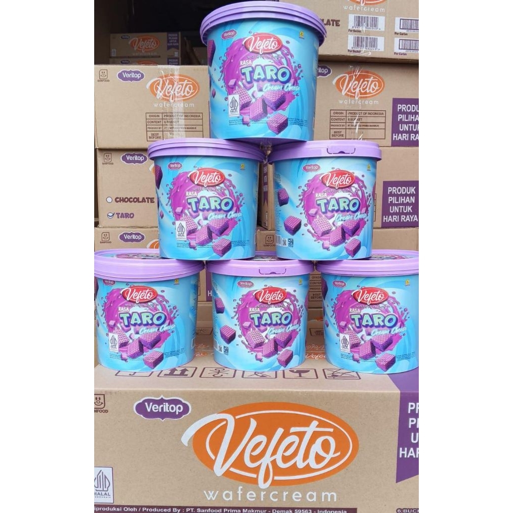 vefeto wafer timba taro wafer cream cheese