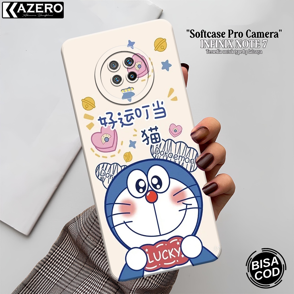 Softcase Hp INFINIX NOTE 7 Terbaru Fashion Case Kartun Case INFINIX NOTE 7 Silikon Pro Camera Casing
