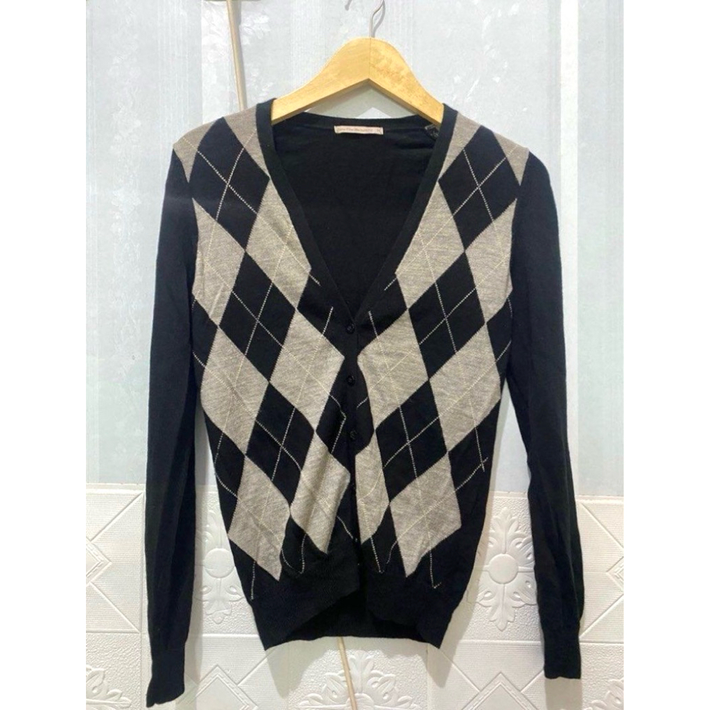 cardi ketupat black