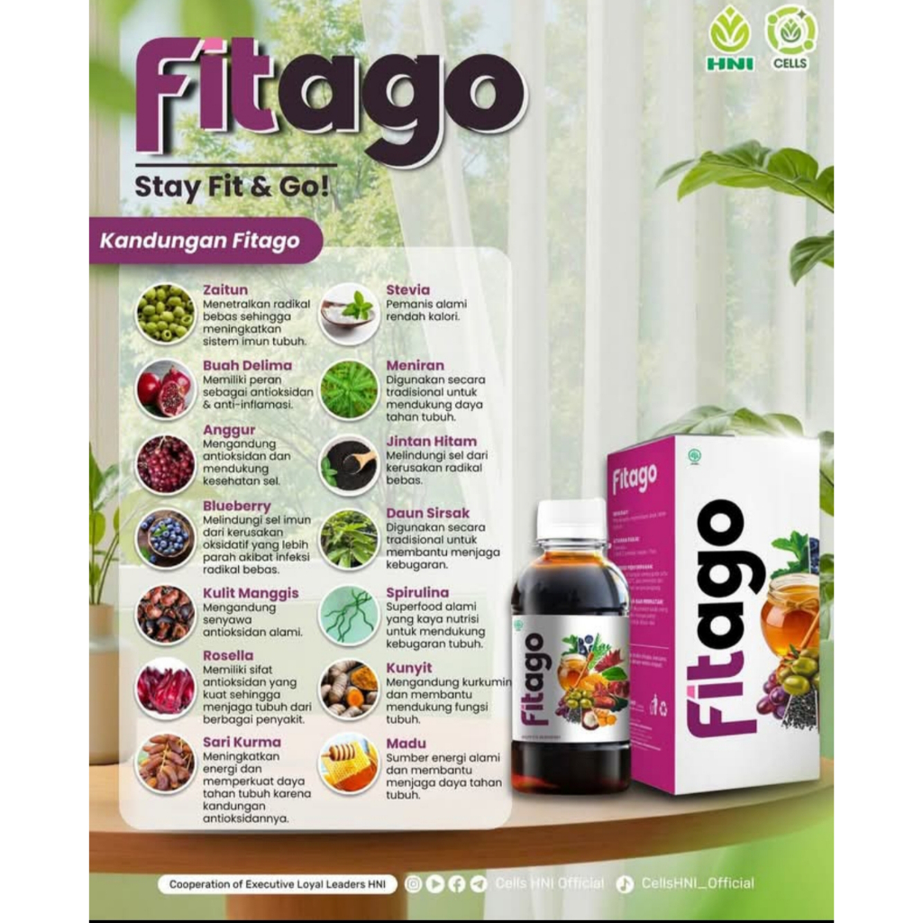 FITAGO EXTRA FOOD ZIDAVIT HNI HPAI / MADU PERTUMBUHAN / MADU KESEHATAN / PENAMBA NAFSU MAKAN ANAK