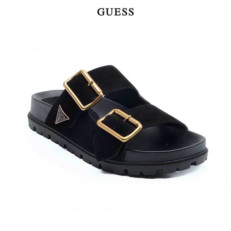 LADIES SHOES FASTEN BLK01 - SANDALS - SEPATU GUESS ORIGINAL WANITA