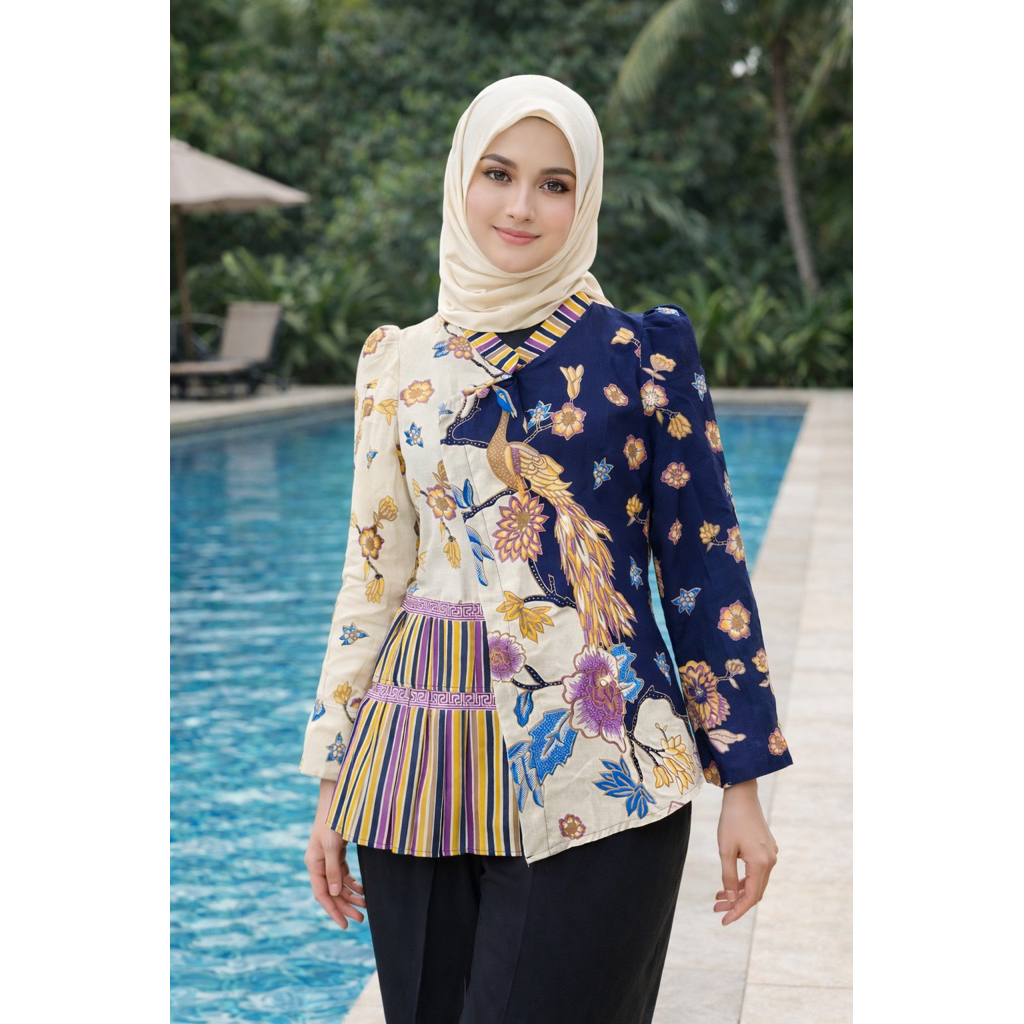 BATIK HAMAYRA||BLOUSE BATIK PREMIUM WARNA CERAH