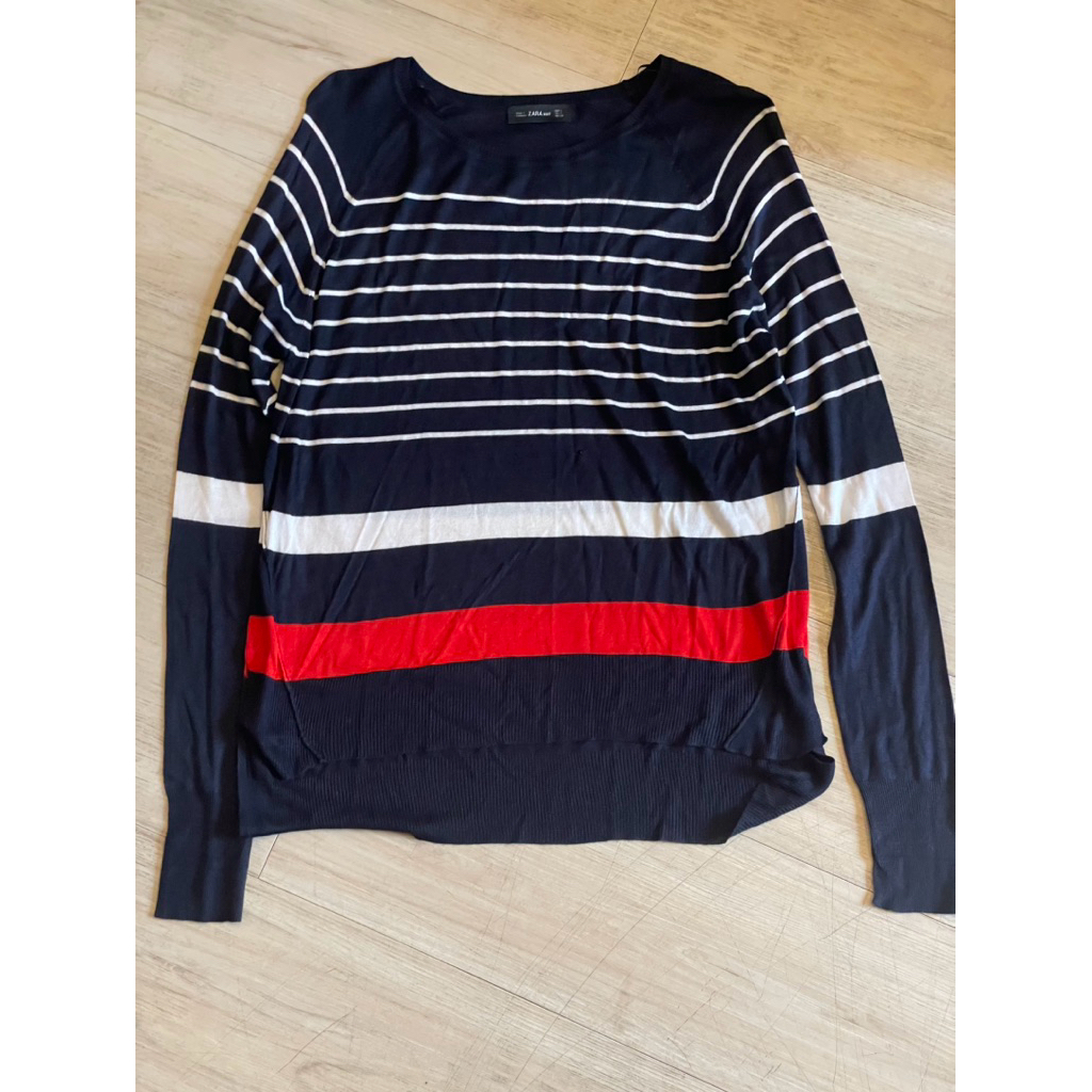 Zara mixed knit sweater
