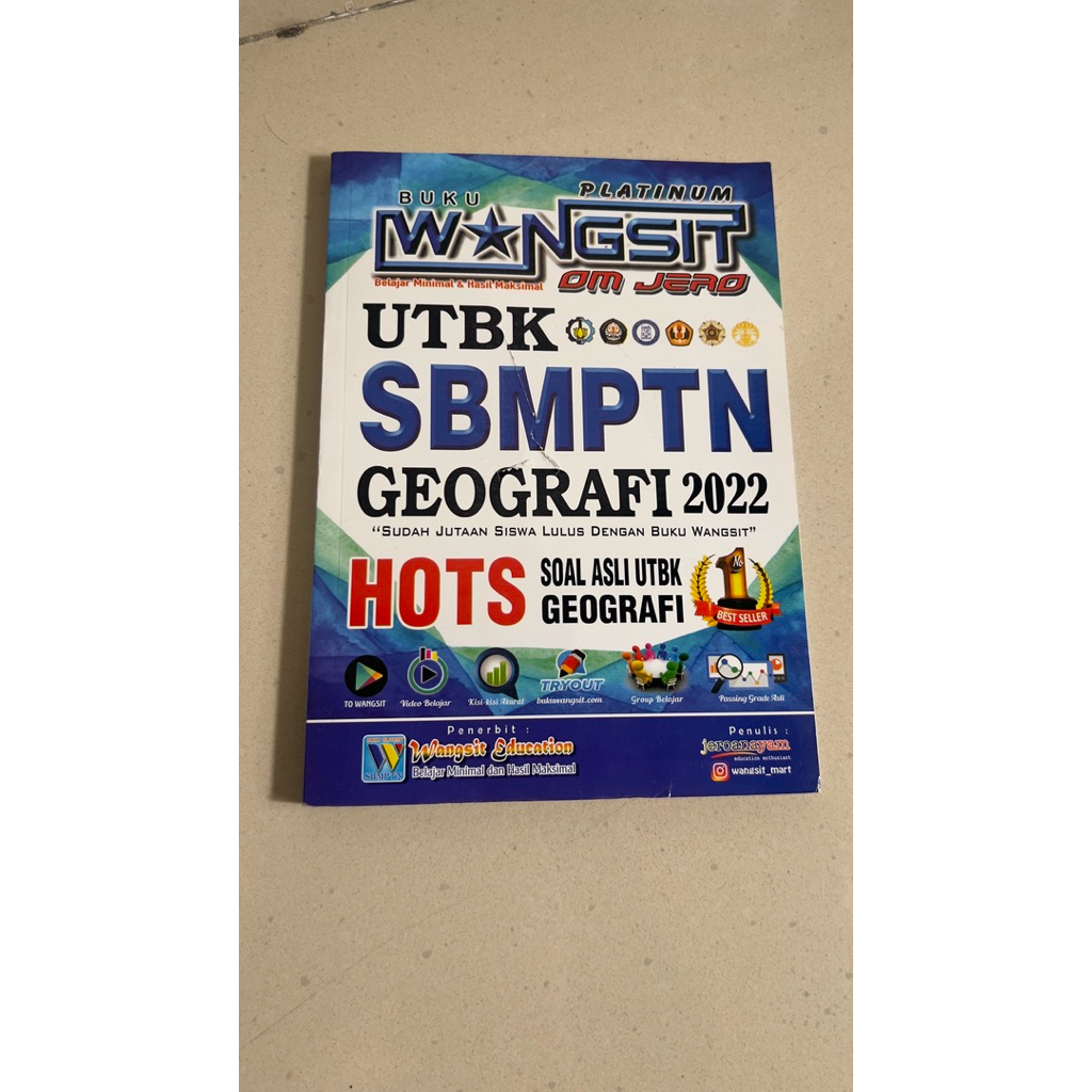 Buku Wangsit Om Jero UTBK SBMPTN Geografi 2022