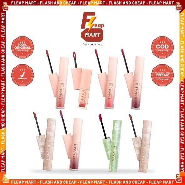 [BUNDLE 2PCS] Hanasui Ombre Lips Series - Lip Cream - Tahan lama