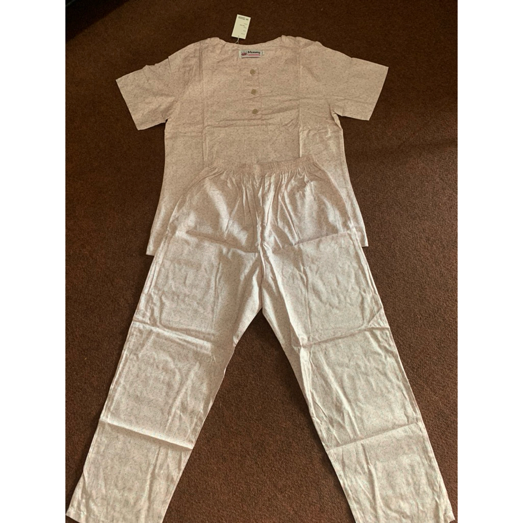 Piyama Katun Jepang Premium - Piyama Lengan Pendek - Piyama Kancing - Piyama Busui - Piyama Celana P