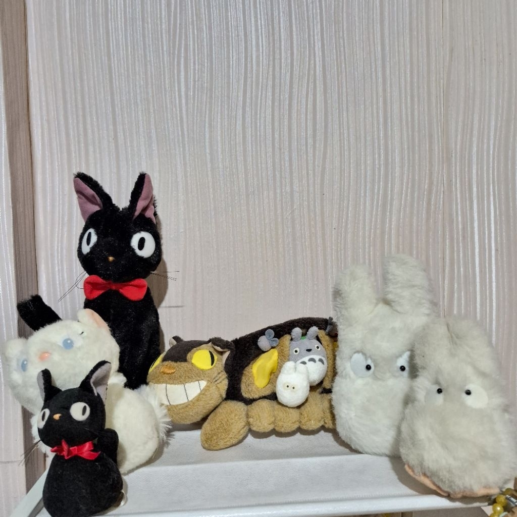 STUDIO GHIBLI TOTORO JIJI PLUSHIES ORIGINAL