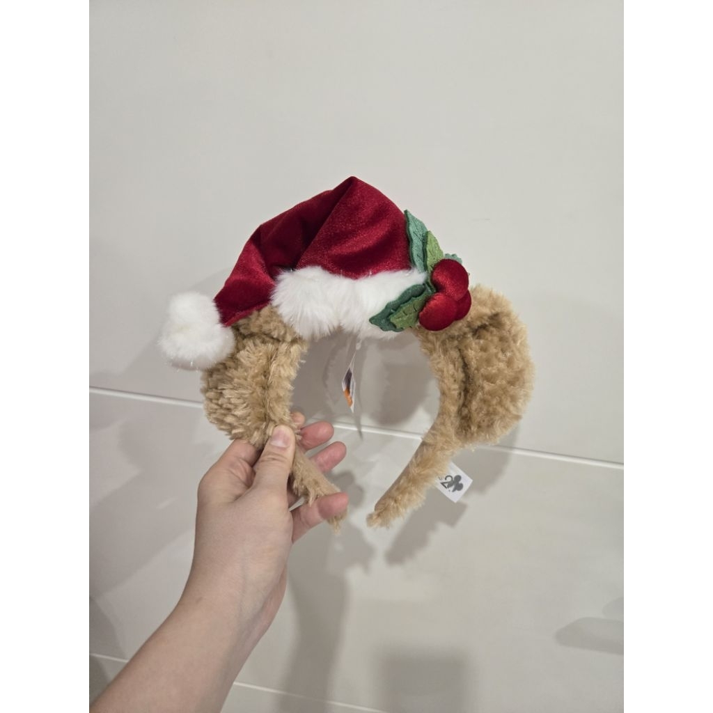 Aksesoris Rambut Anak Dewasa Bando Hairband Headband Original Disney Duffy and Friends Christmas Edi