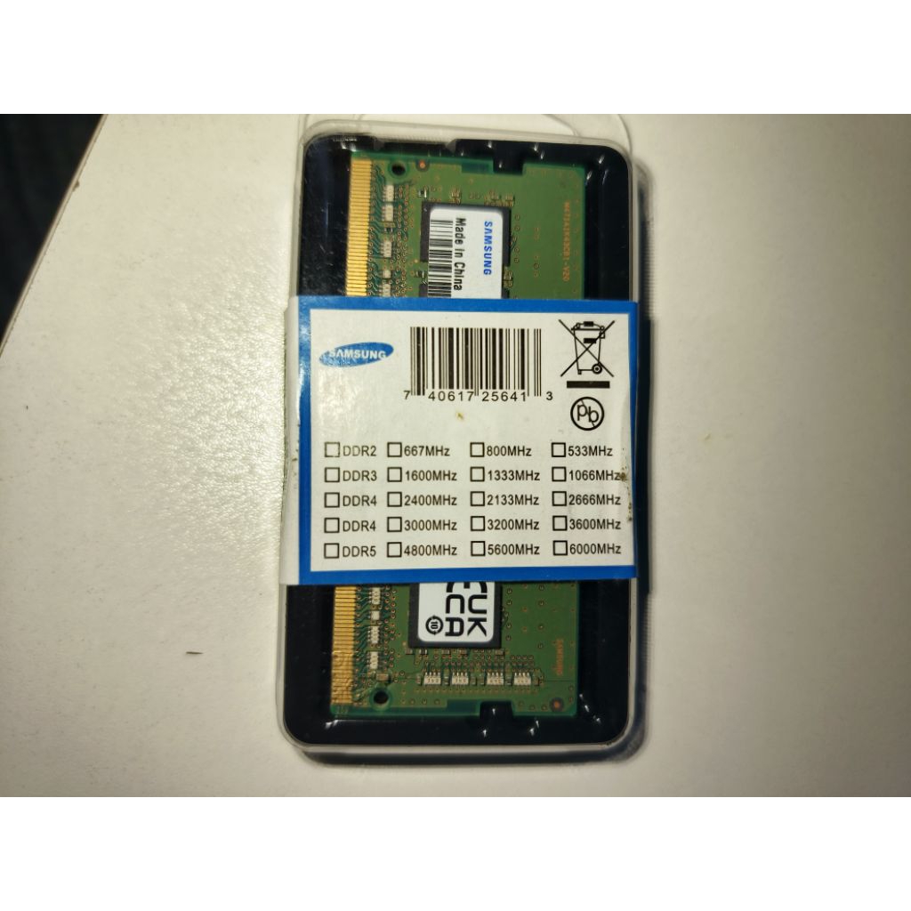 Ram Laptop Sodim Samsung 8gb ddr4 3200mhz