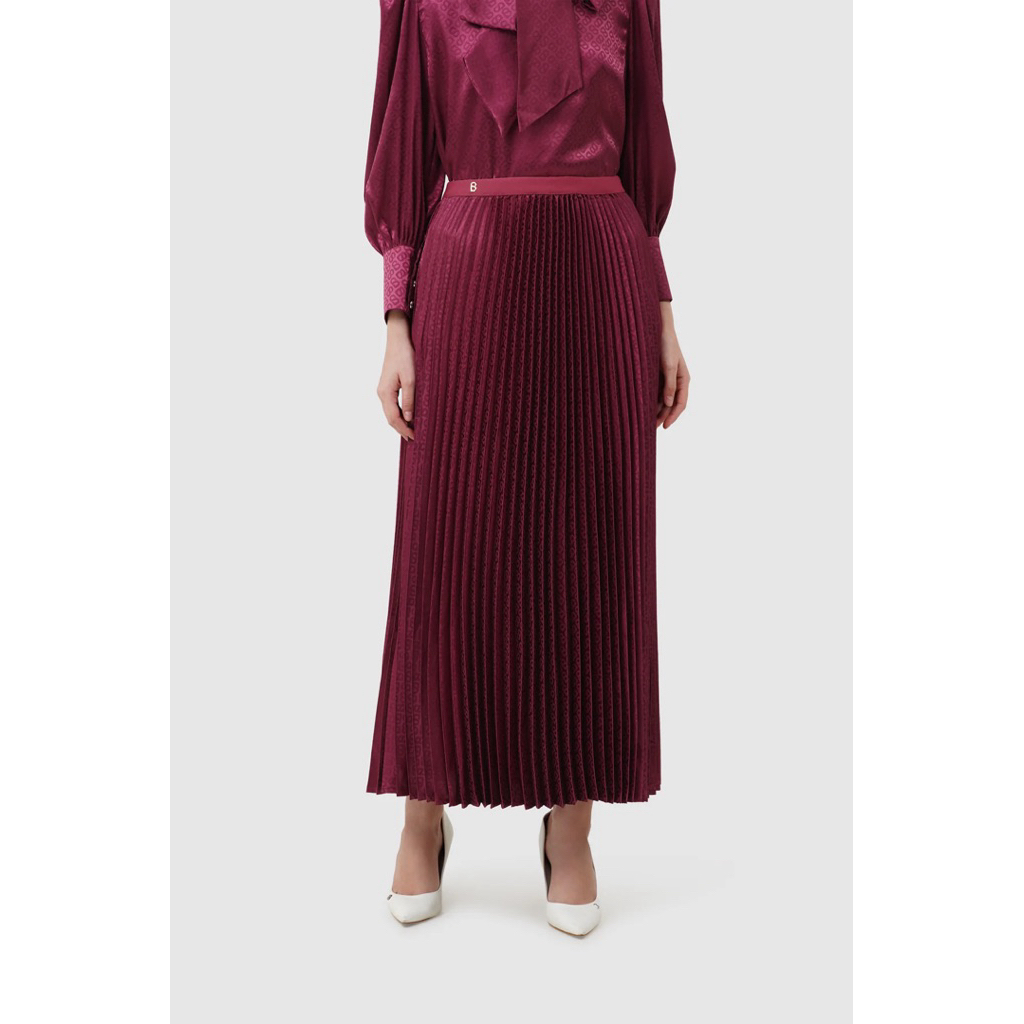 Buttonscarves Alana Tapis Skirt - Raspberry (Brand New)