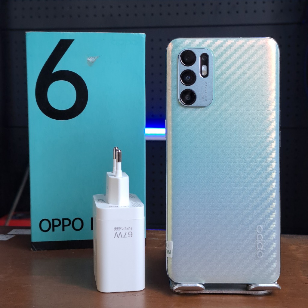OPPO RENO 6 4G 8/128GB SECOND FULLSET BERGARANSI