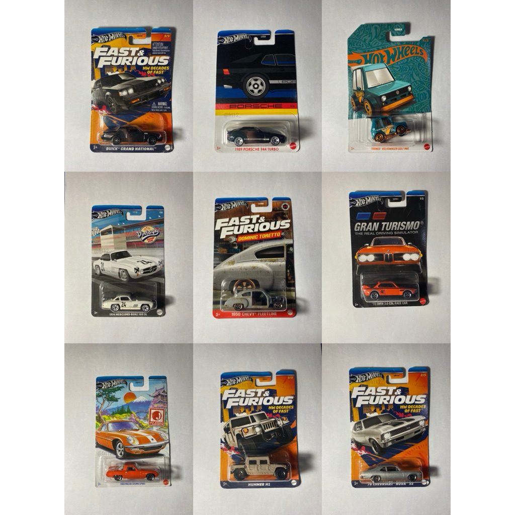 Hot Wheels Fast & Furious | Hot Wheels Vintage | Hot Wheels Gran Turismo