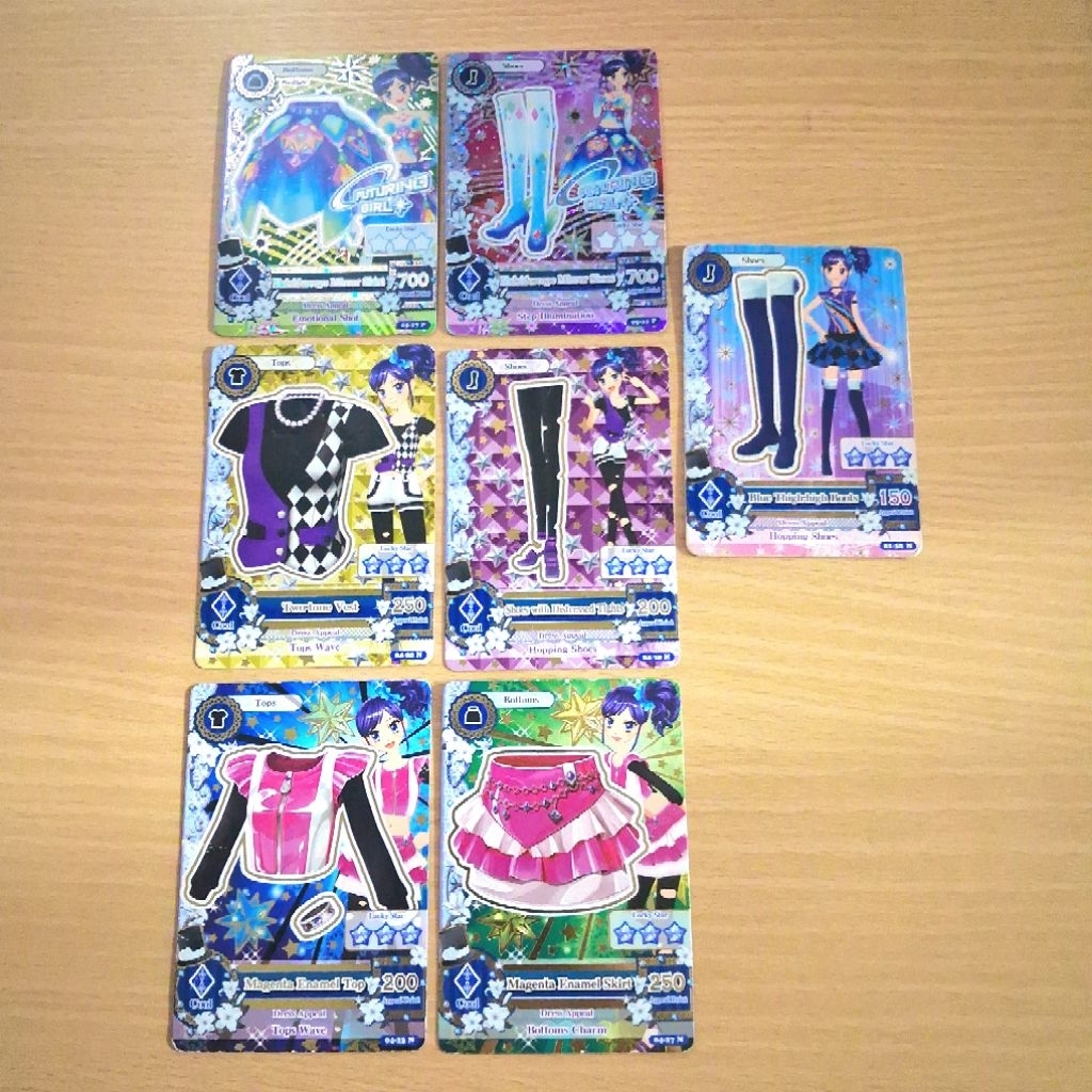 BUY 2 GET 1  Aikatsu Card - cool < aoi > Premium (dmg)