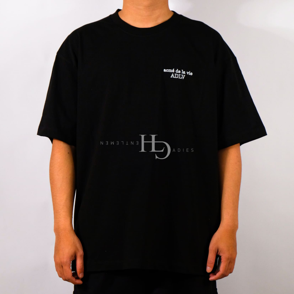 ADLV Border Line Basic Logo Tee Black