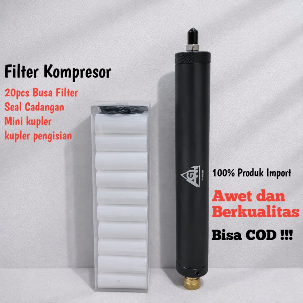 Filter Kompresor PCP High Pressure, Filter Panjang AGH Kompresor Elektik, Filter Udara Kompresor PCP