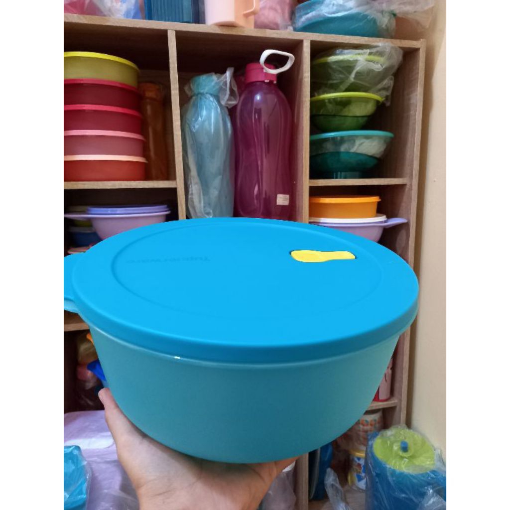 Tupperware crystalwave 4L bowl jumbo microwave