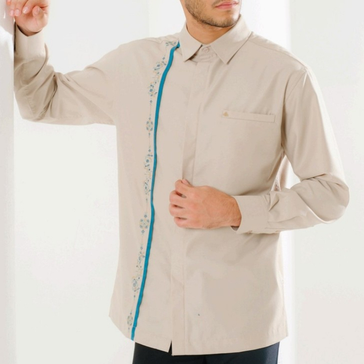 Shafira - Garvie Menswear | Baju Koko Atasan Tangan Panjang Pria