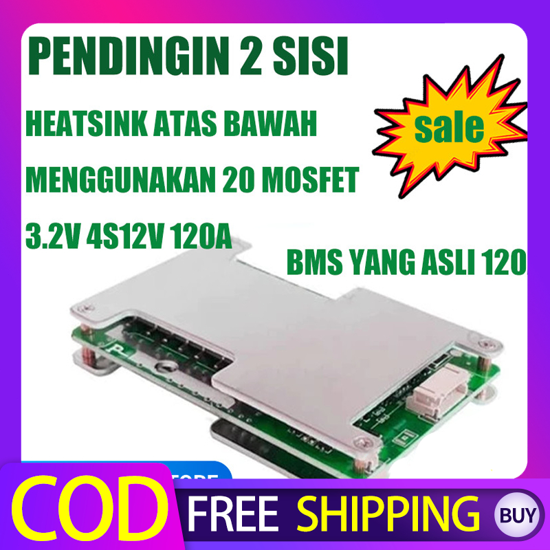 BMS 4S 120A 12V lifepo4 3.2V COMMON PORT BMS 120A BMS120A