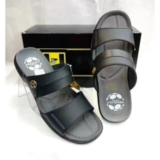 PAKALOLO Sandal Kulit Pria Full Grain Thermocell Ukuran 39-43 Hitam Cokelat Tan