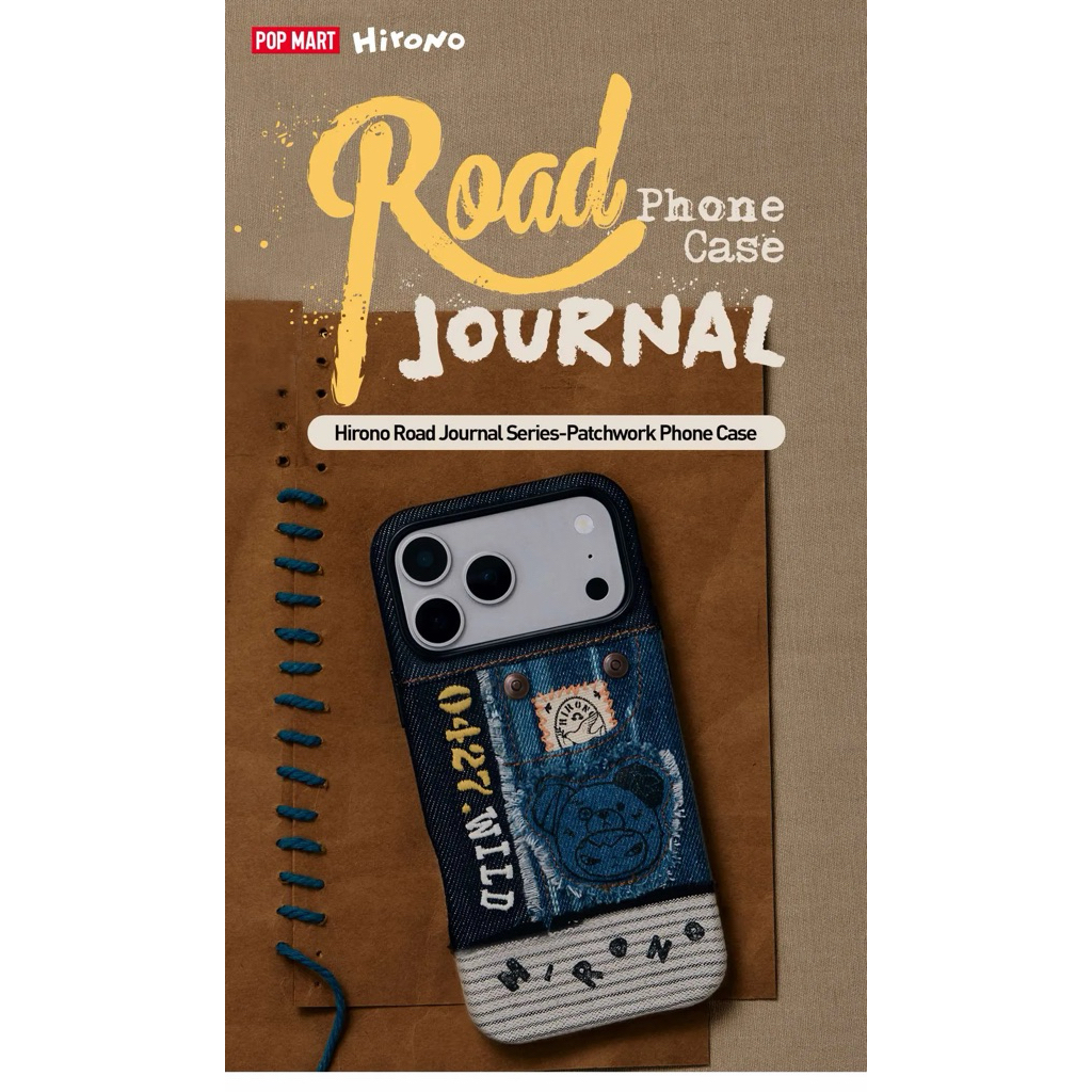 [ READYSTOCK INSTANT ] POP MART Hirono Road Journal Series - Phone Case for iPhone 17 PRO dan 17 PRO