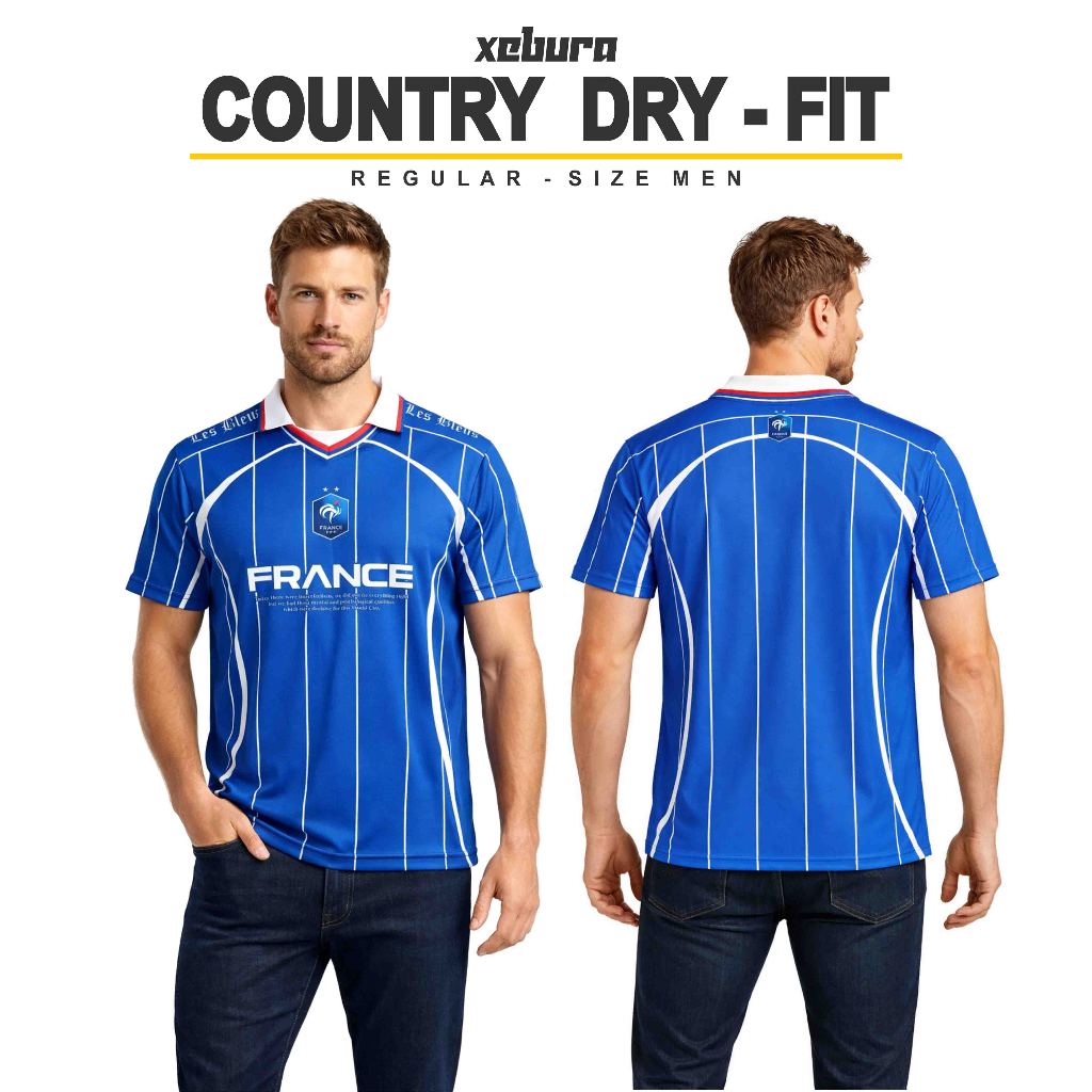 Jersey Negara Francis France Vintage Fantasy Premium