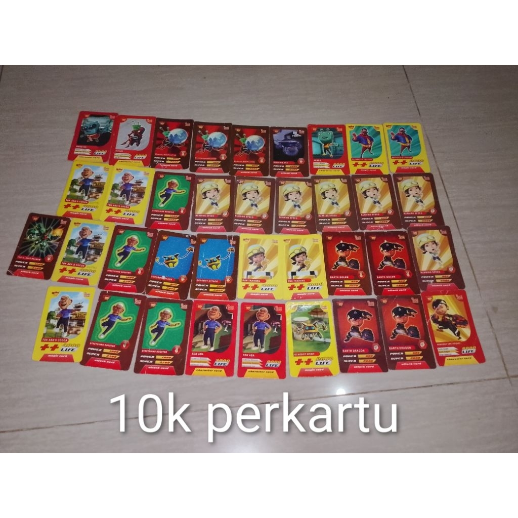 kartu choki' boboiboy 2015