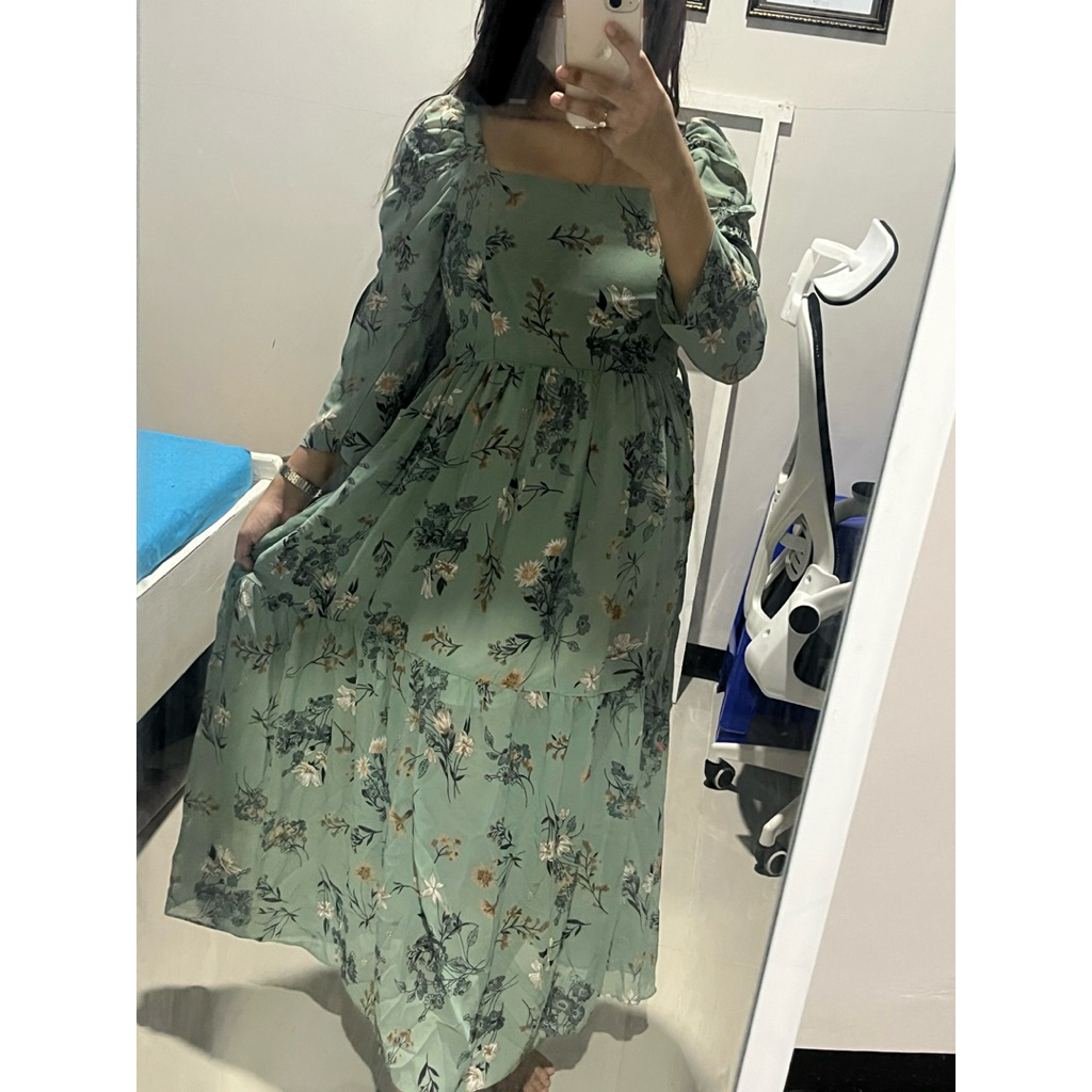 Preloved Dress hijau mint