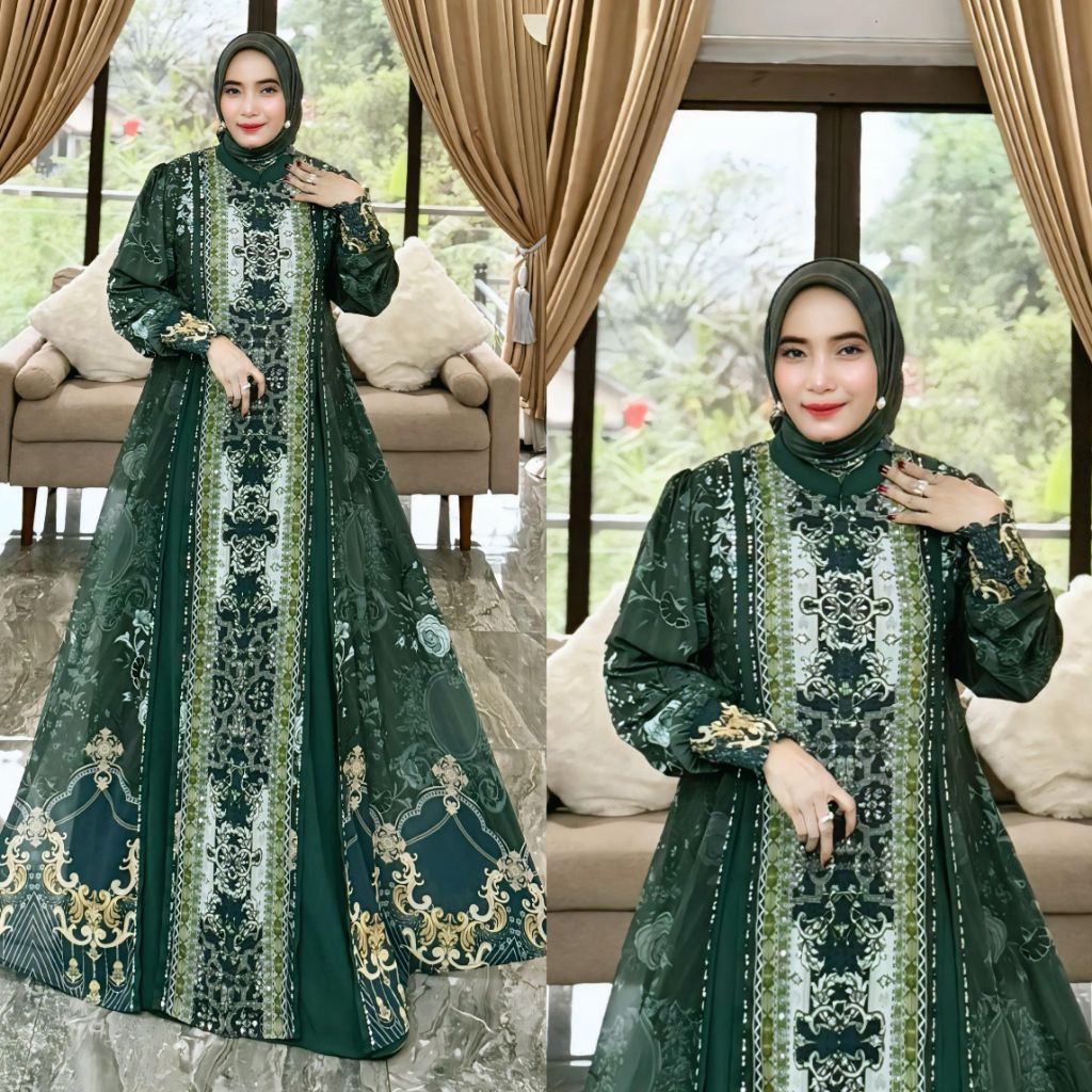 Gamis Syari Terbaru Azzahra Series By Mariani Fashion / Gamis Syari Mewah / Gamis Syari Kekinian / G