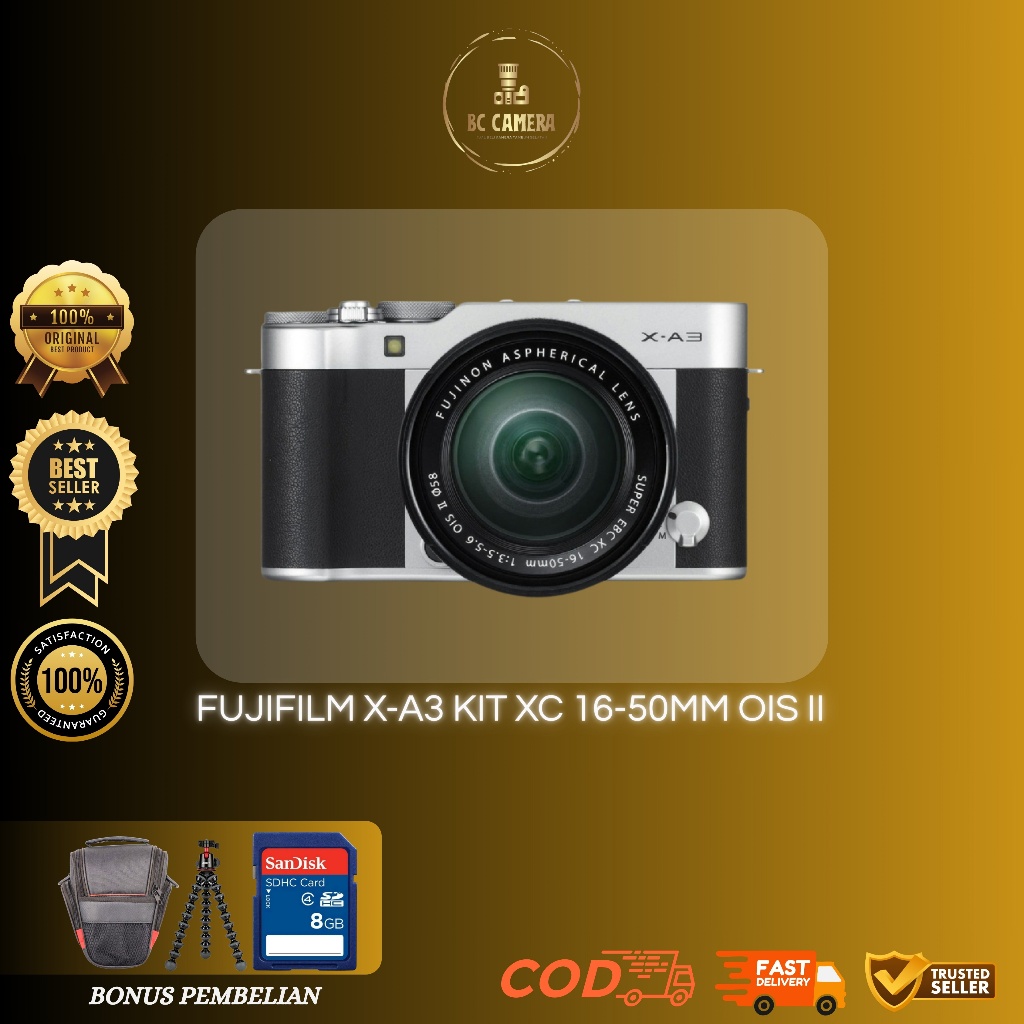 KAMERA FUJIFILM X-A3 KIT 16-50MM | KAMERA MIRRORLESS FUJIFILM XA3