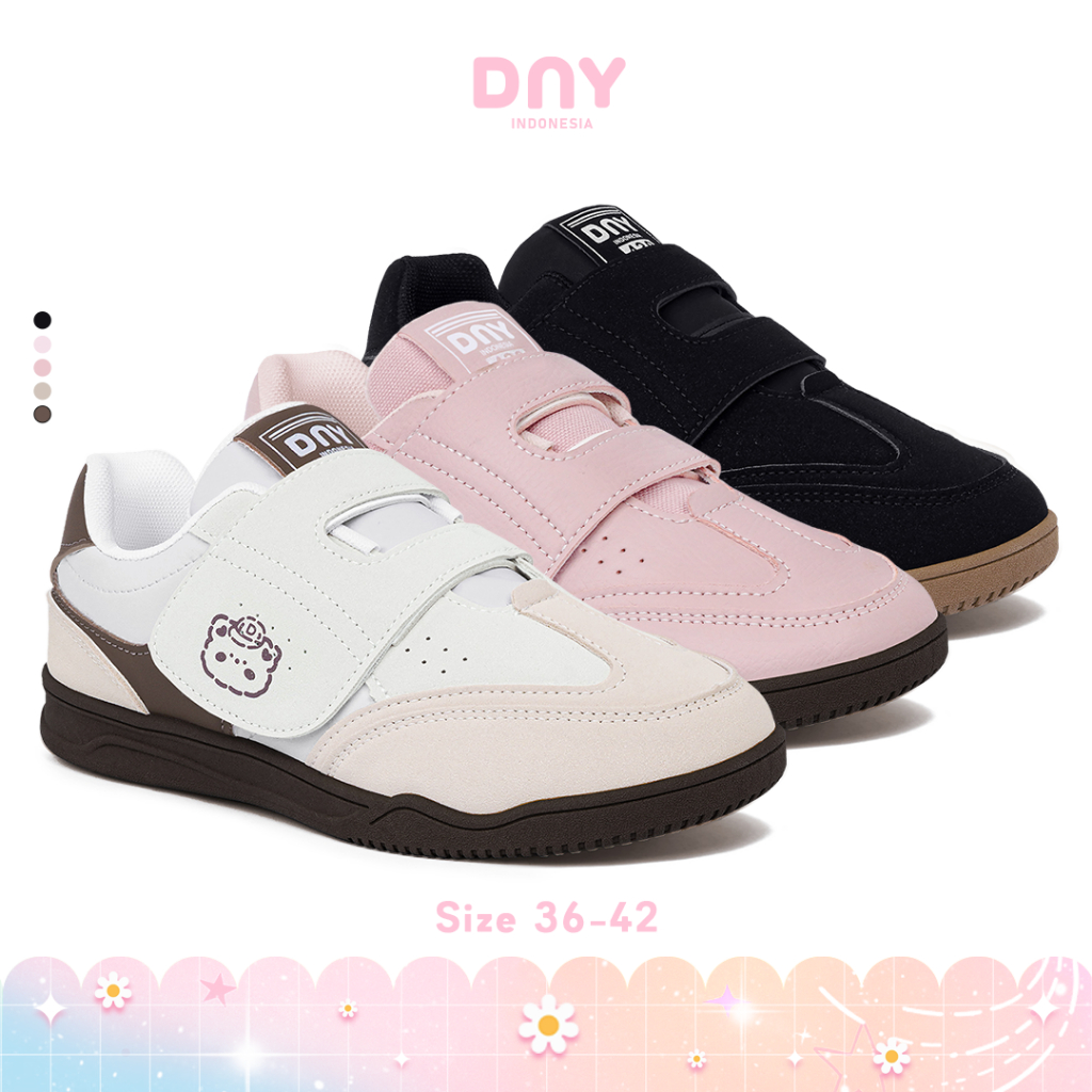Sepatu DNY Sepatu Sneakers Perempuan Import ala Korea Sneaker Rajut Wanita Spatu Casual Cewek Spatu 