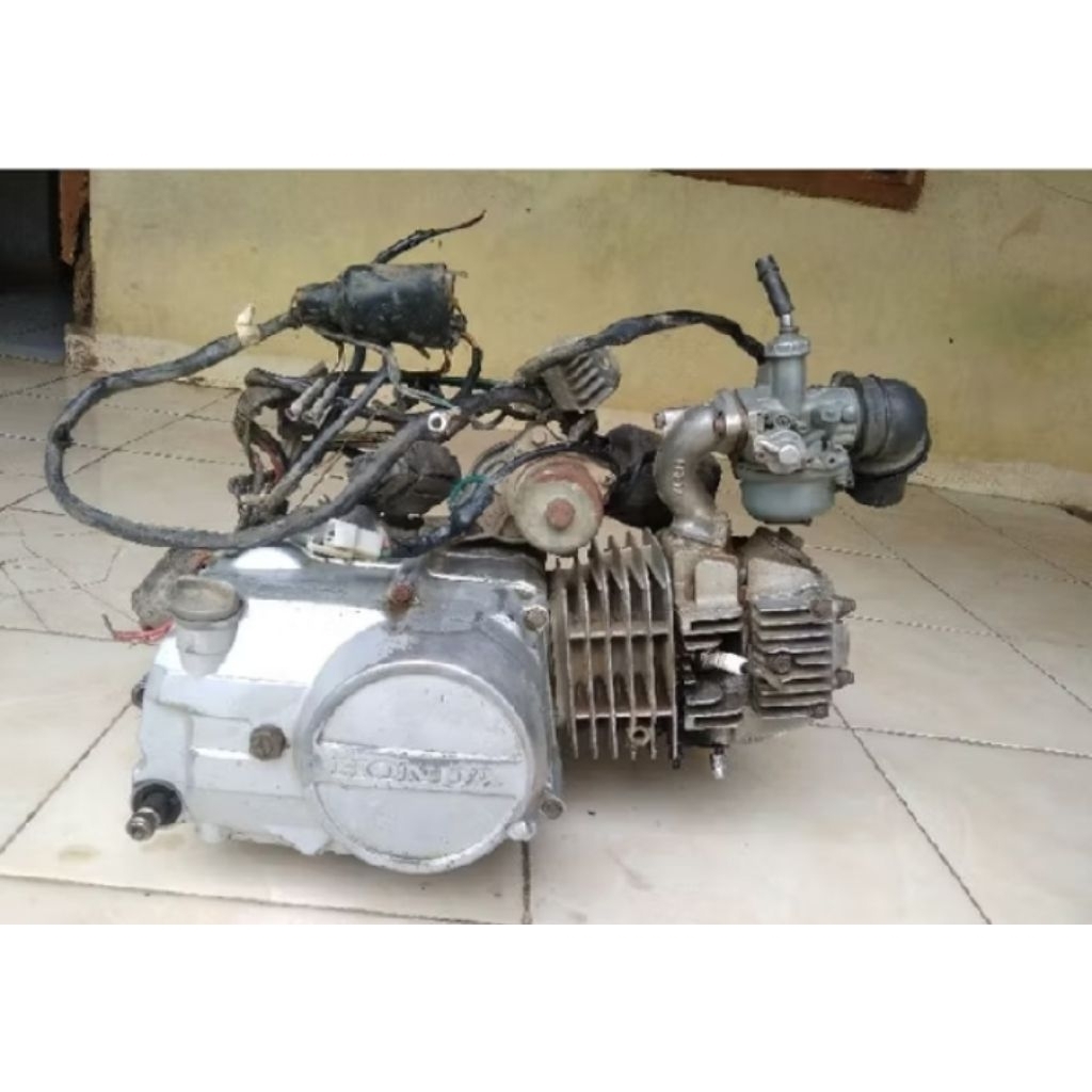 Mesin satu bendel 1 set pengapian motor Honda Supra grand prima legenda Astrea Star original copotan