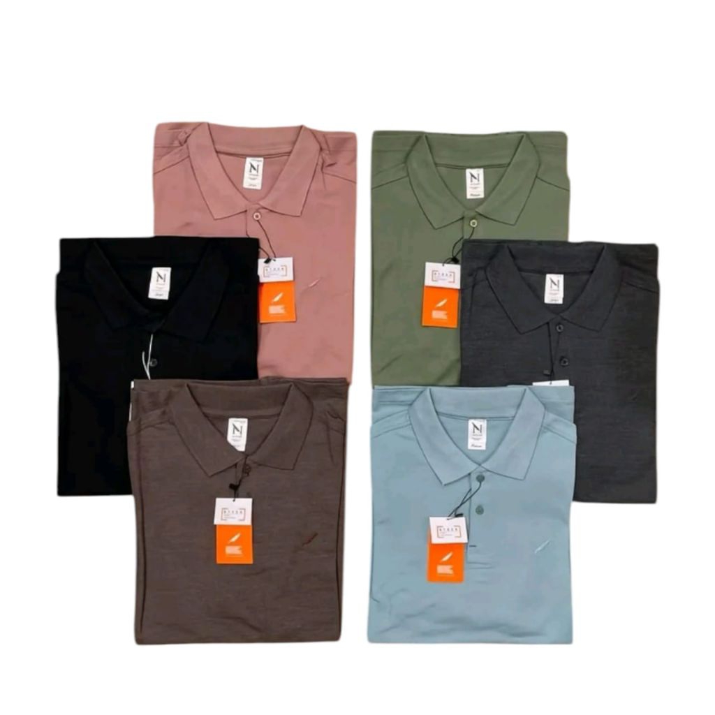 Kaos Kerah Polo Pria/Jumbo Size/Nitrogen 100% Original