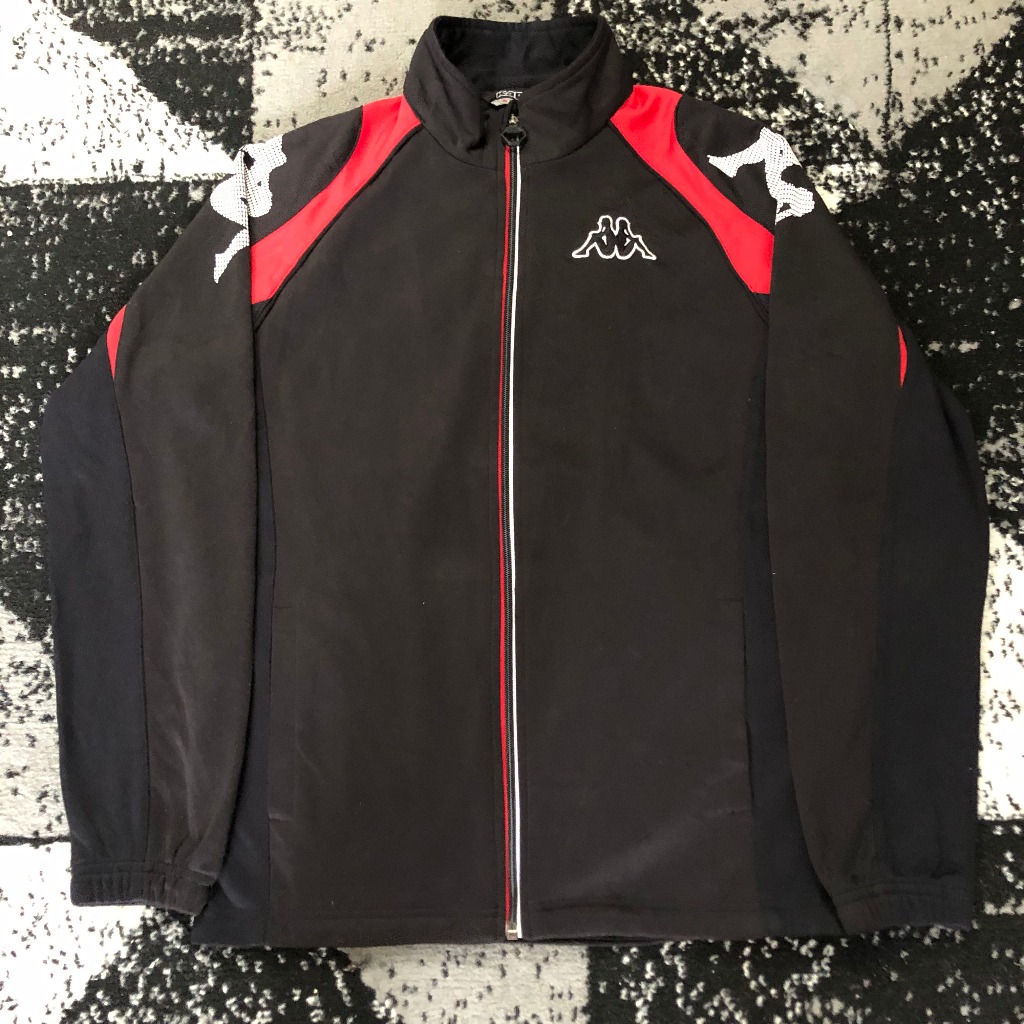 Tracktop Vintage Kappa Black White