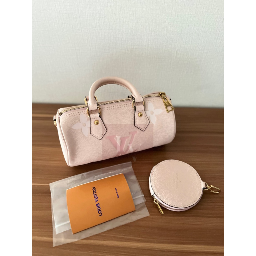 Preloved Mirr0r Tas LV Papillon BB Monogram Pink Mini