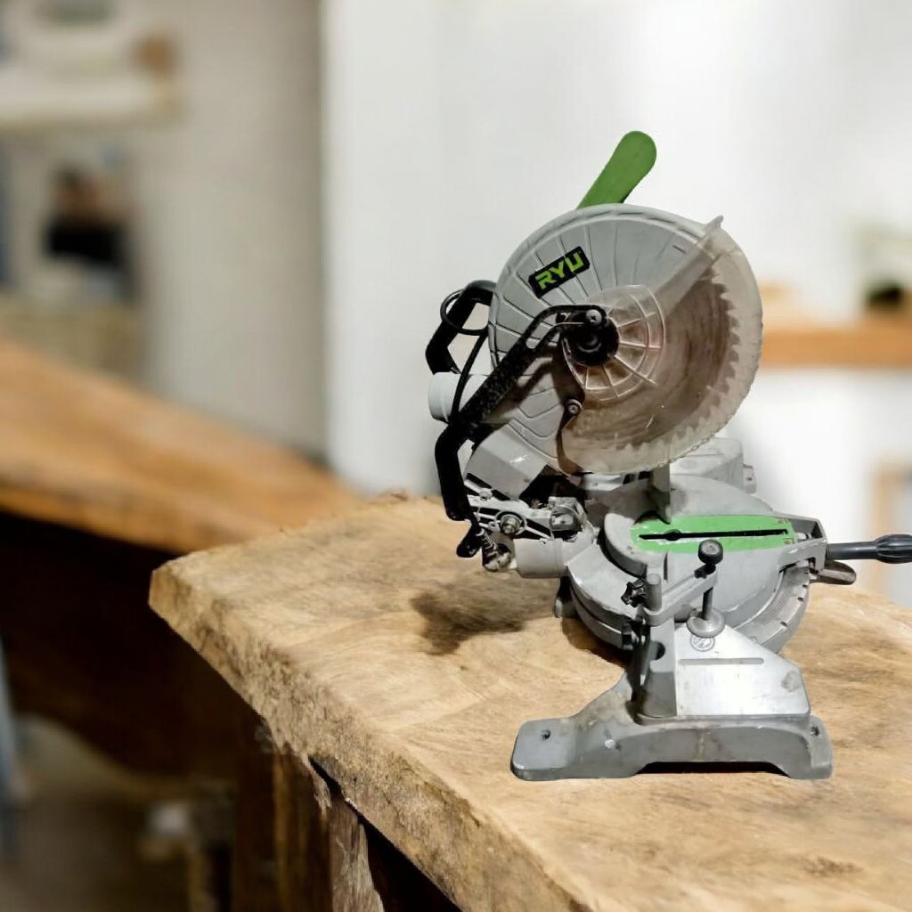 miter saw 10 inch ryu rms 255 pemotong alumunium bekas