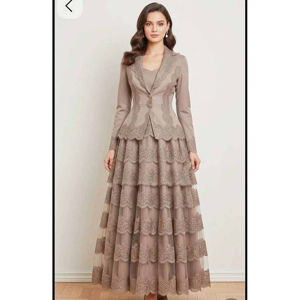 Gaun mewah, gaun brokat, gaun custom, penjahit gaun, gaun lebaran, gaun kondangan, gaun cantik, dres