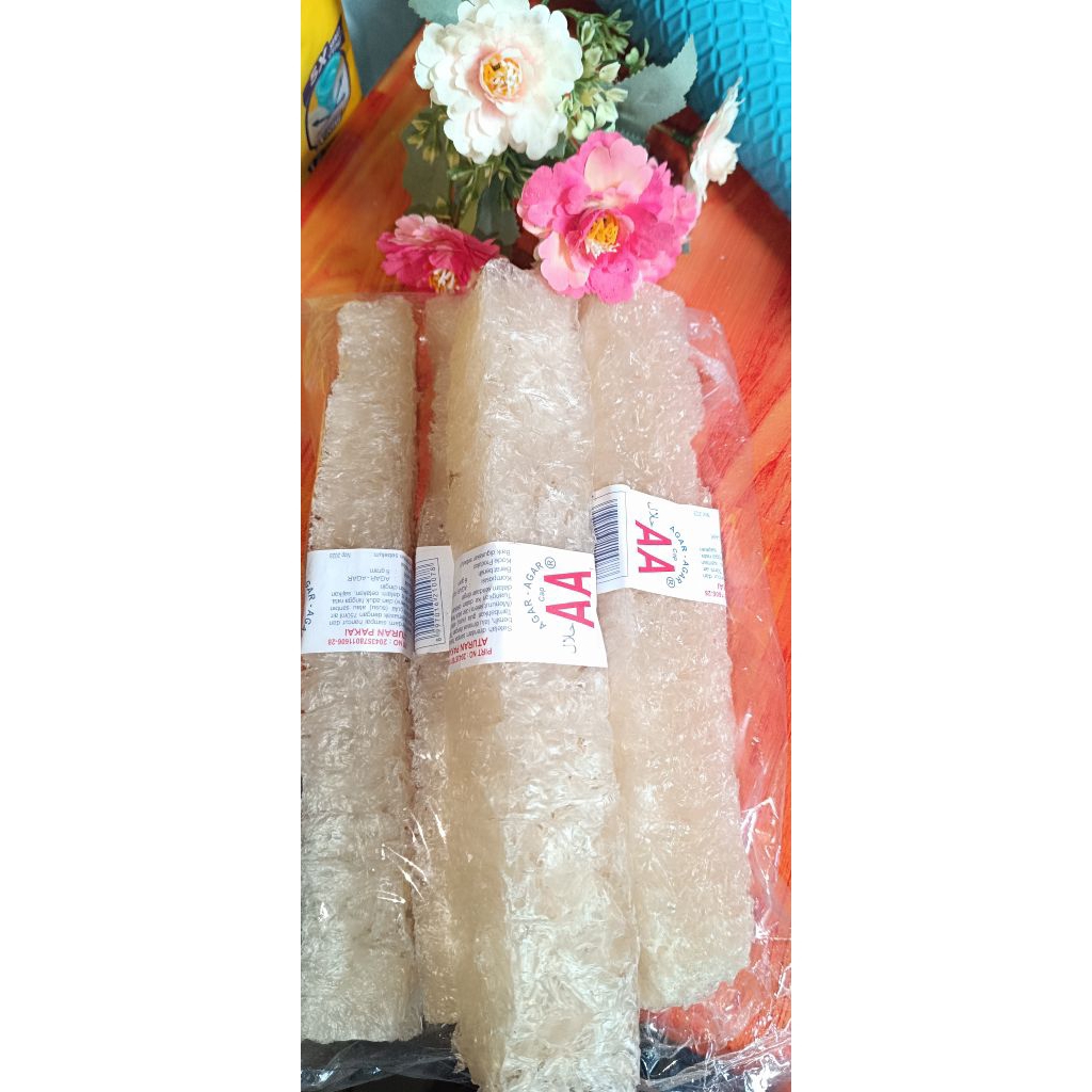 Agar-Agar Kertas / Batang Transparan Cap AA - Kualitas Premium