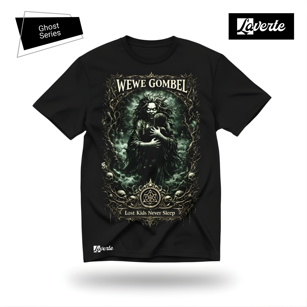 Kaos Wewe Gombel Hantu Lokal Nusantara – Kaos Distro Cotton 24s