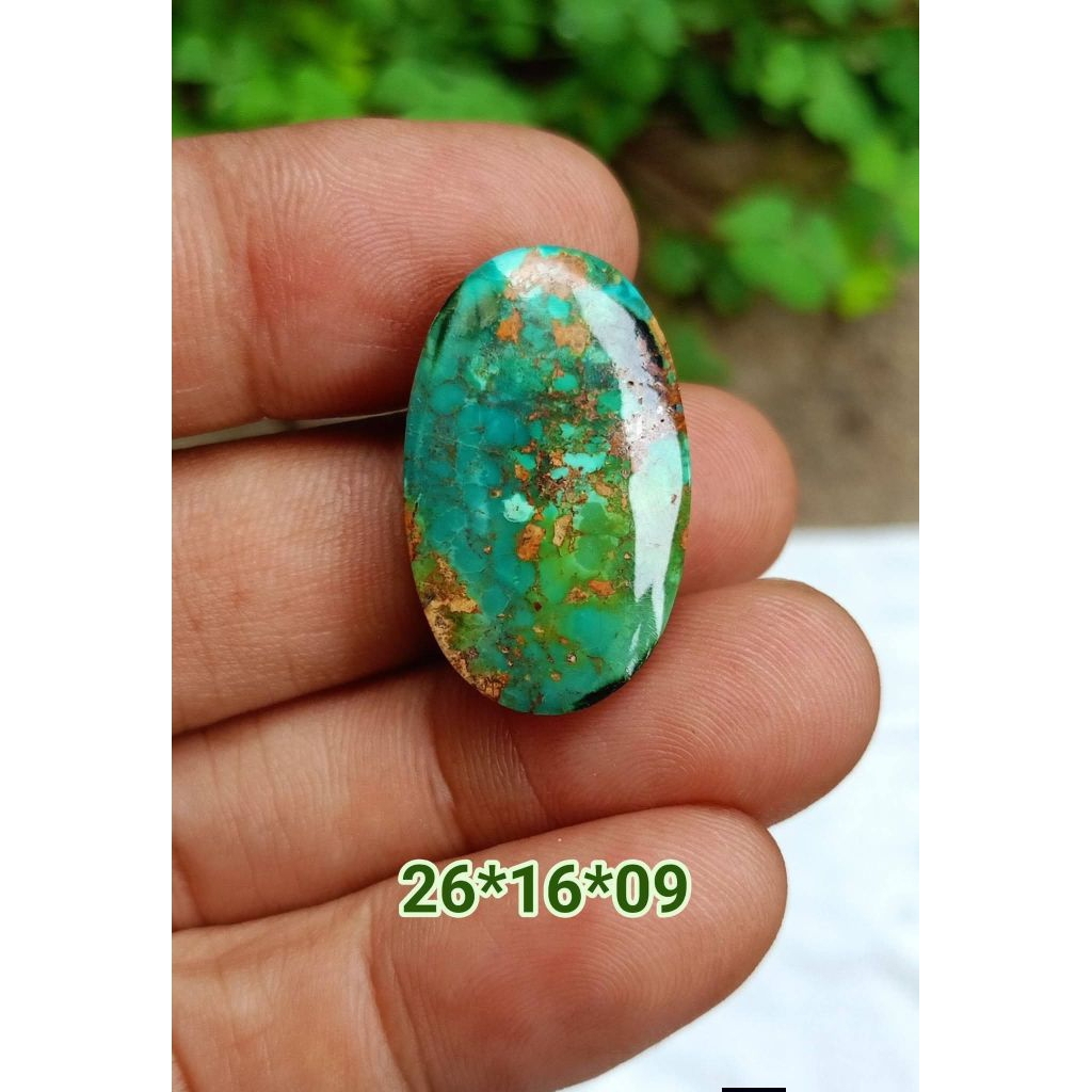 NATURAL BATU PIRUS PERSIA POLKAS HIJAU GRADASI URAT EMAS TOP AJIB