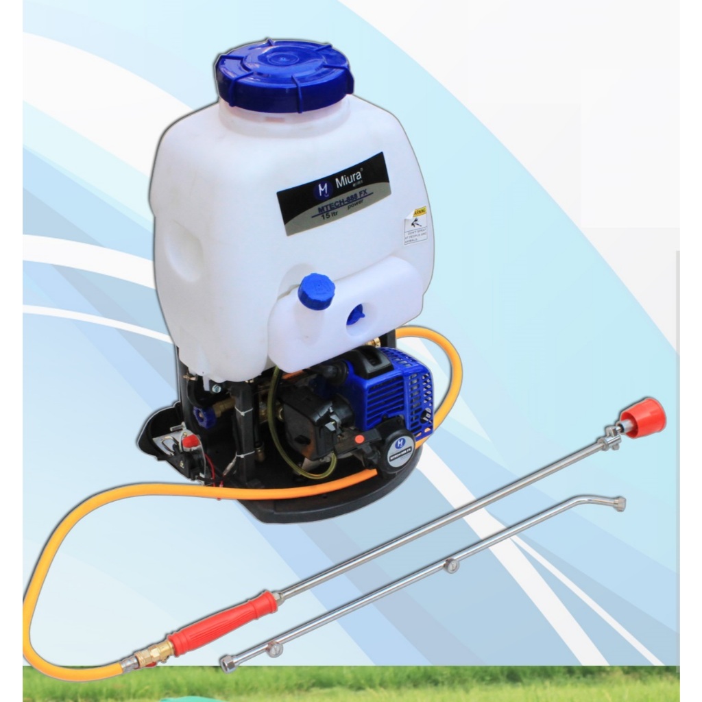 mesin semprot gendong knapsack engine sprayer 2 tak 2 stroke 15 liter Miura MTECH-888 FX