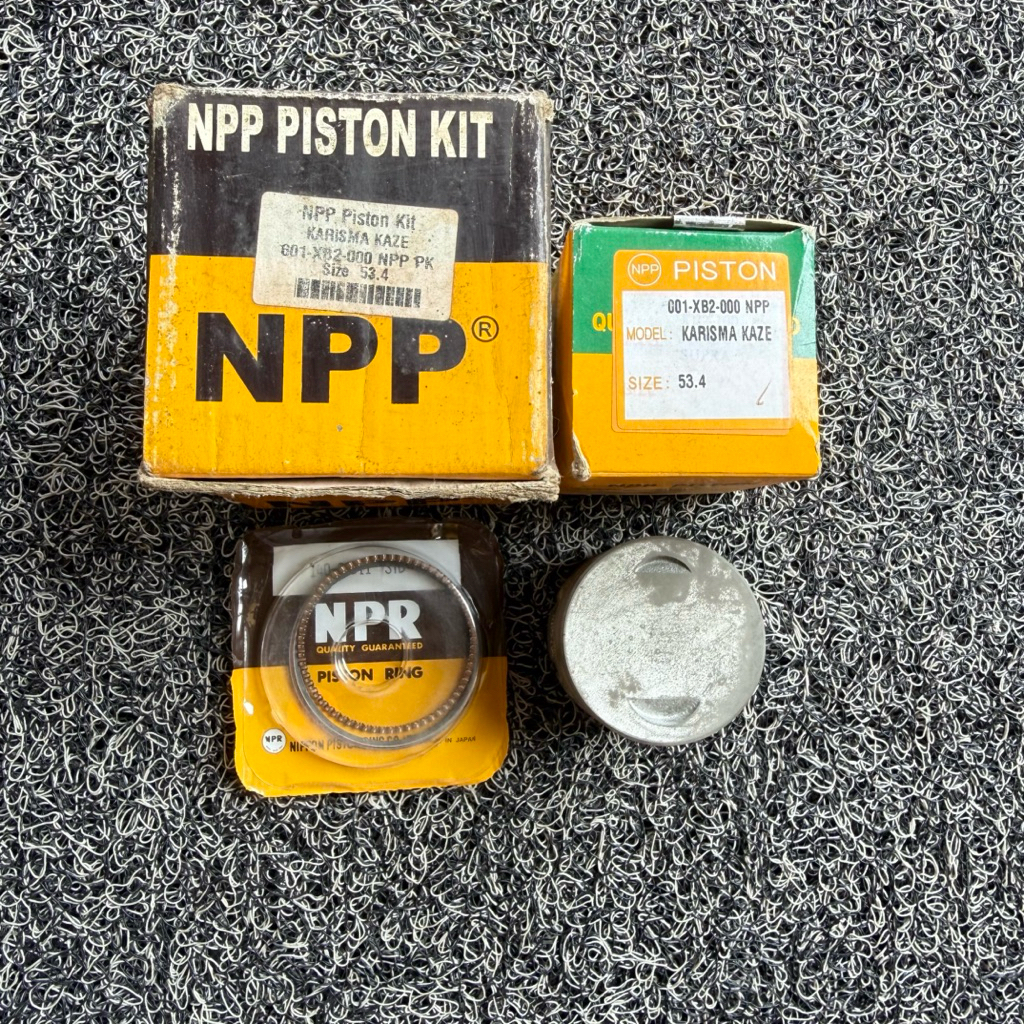 Piston Kit / Seher Kit Karisma / Kaze 53.4mm Pin 13 Mentah NPP