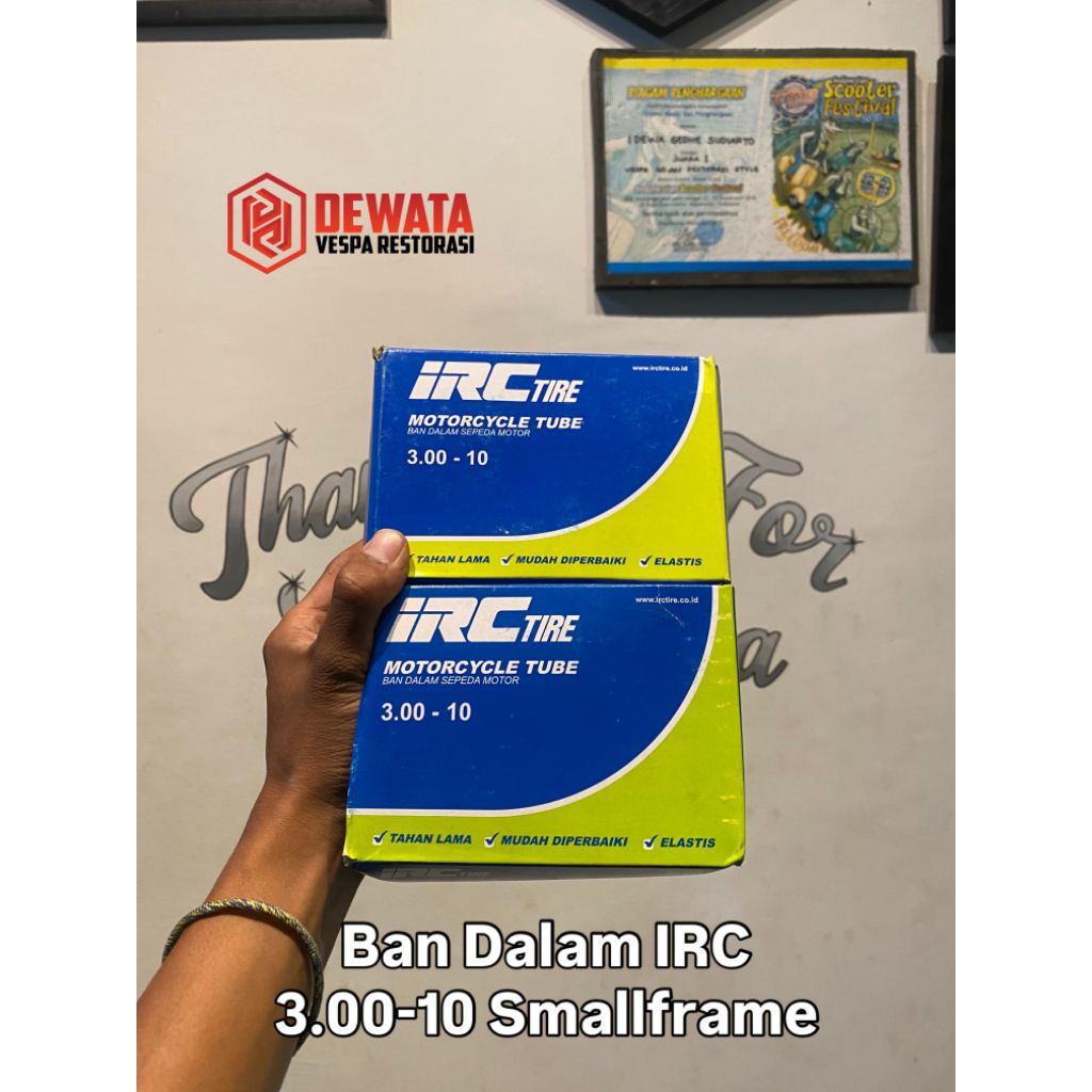 BAN DALAM IRC 3.50-10 VESPA SMALLFRAME