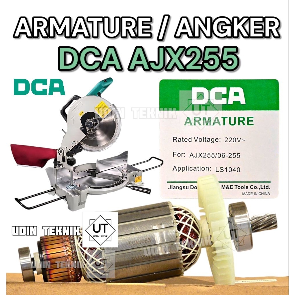 ARMATURE DCA AJX255 ANGKER MESIN POTONG 10" MITER SAW 10 INCH DCA AJX 255 DCA