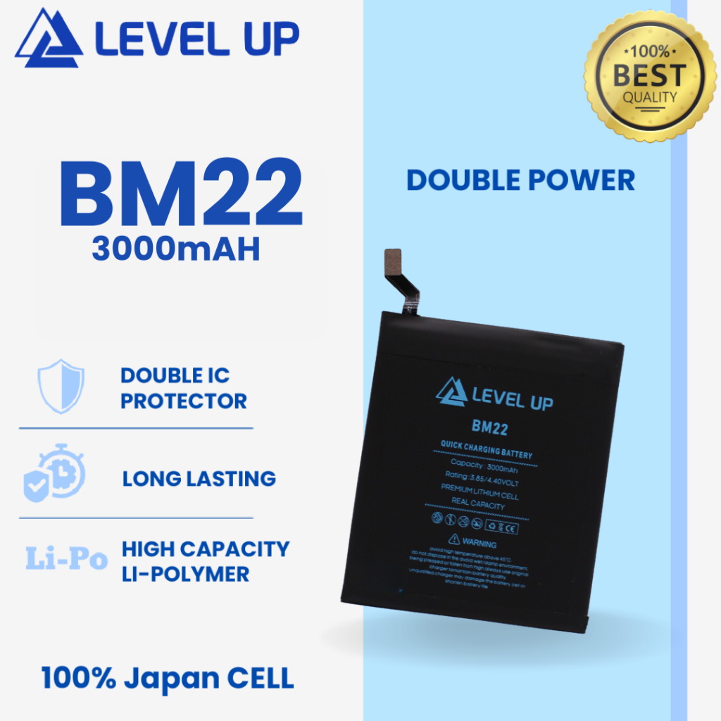 LEVEL UP Baterai Xiaomi Mi 5 BM22 Double Power