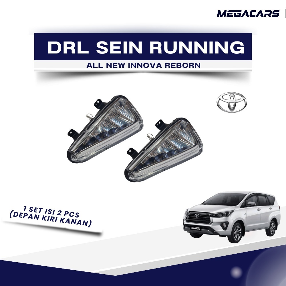 Megacars DRL Sein Running Toyota Innova Reborn | Lampu DRL Innova Reborn