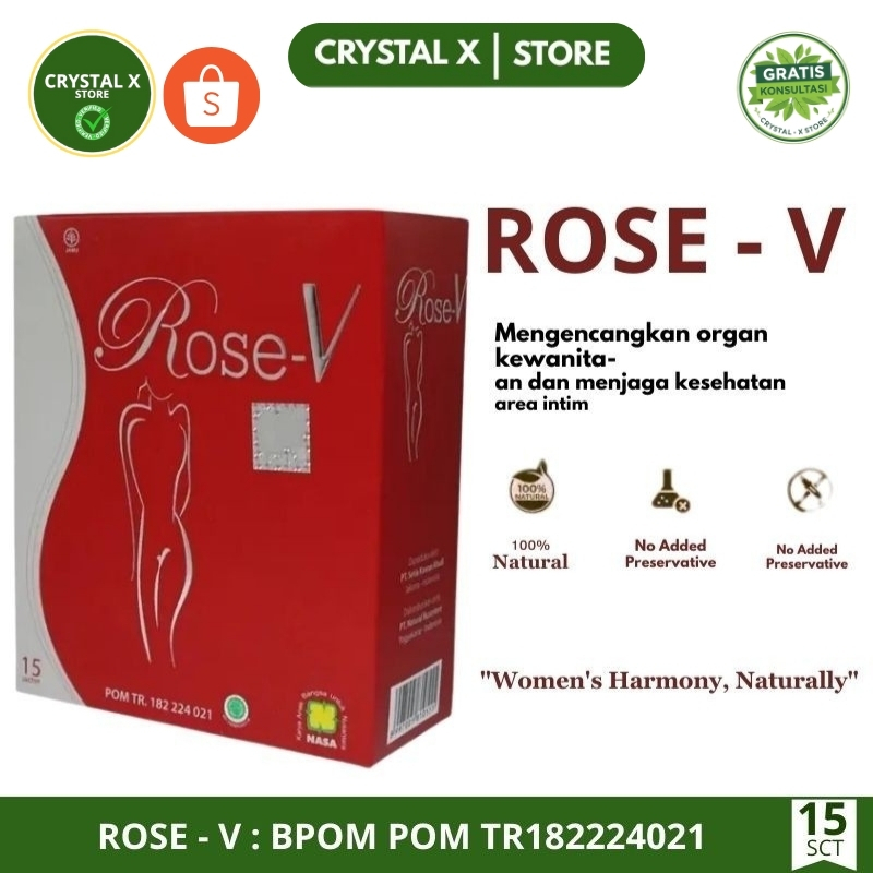 Haid kurang lancar? Minum ROSE V NASA ORIGINAL | Minuman Herbal Membantu Melancarkan Haid