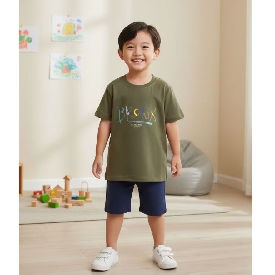 Kaos Anak Laki Domino Kids | Kaos Anak Motif Simpel Gugel Kids Size 0-15