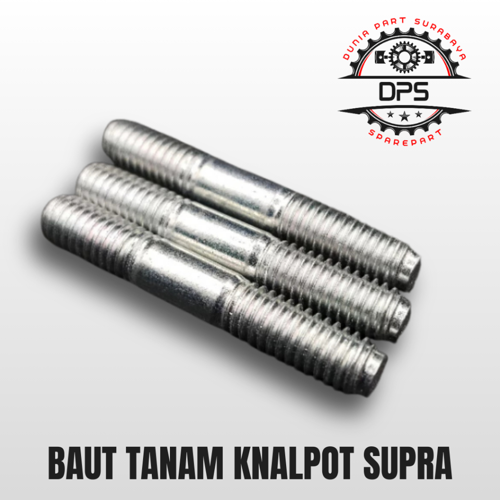Baut Tanam Knalpot Supra 6mm x 6mm (min 20)